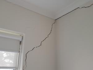 Broke the lease because the crack appeared in just about two months as the building was sinking. Leased out again the day after my lease expired.  