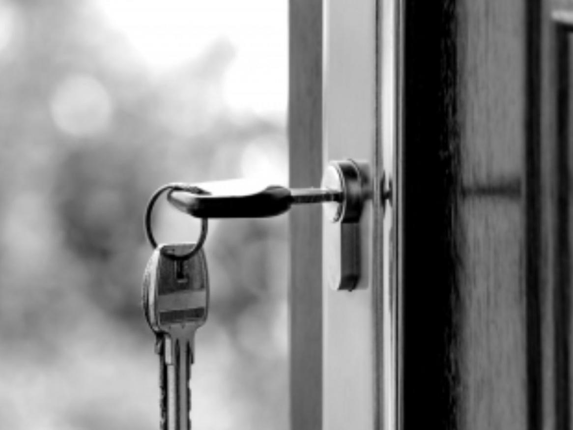 Key in door