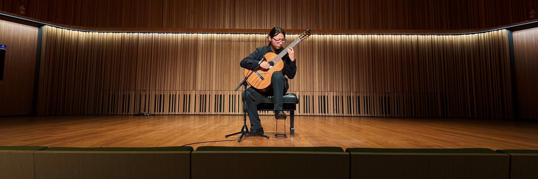 Yuyao Wan in the Altamira Guitar Competition, Melbourne Conservatorium of Music