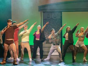 ECMT students performing in Legally Blonde The Musical