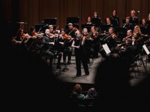 Elizabeth Layton with the ASO in Adelaide and Gawler. Photo: Saige Prime