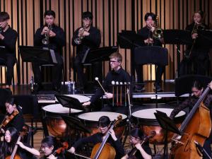 Associate Professor Luke Dollman Conducts the Australian Youth Orchestra's Young Symphonists