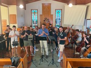 'Canopy' for Clarinet Quintet and Strings by Dr Anne Cawrse Premiered at the Warren Chamber Music Festival by Lloyd Van't Hoff and Friends