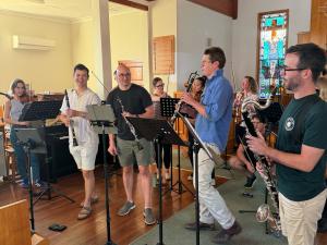 'Canopy' for Clarinet Quintet and Strings by Dr Anne Cawrse Premiered at the Warren Chamber Music Festival by Lloyd Van't Hoff and Friends