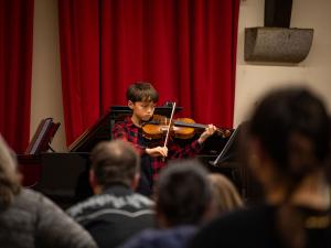 Charles Rogers Kang (viola) performing at our OMA Mid-Year Concert 2025