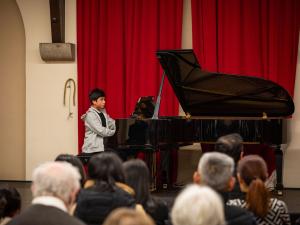 Heath Medlock (piano) performing at our OMA Mid-Year Concerts 2025