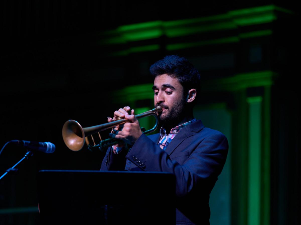 Harrison Smith at A Night of Jazz with Jazzmeia Horn. Photo: Sam Roberts