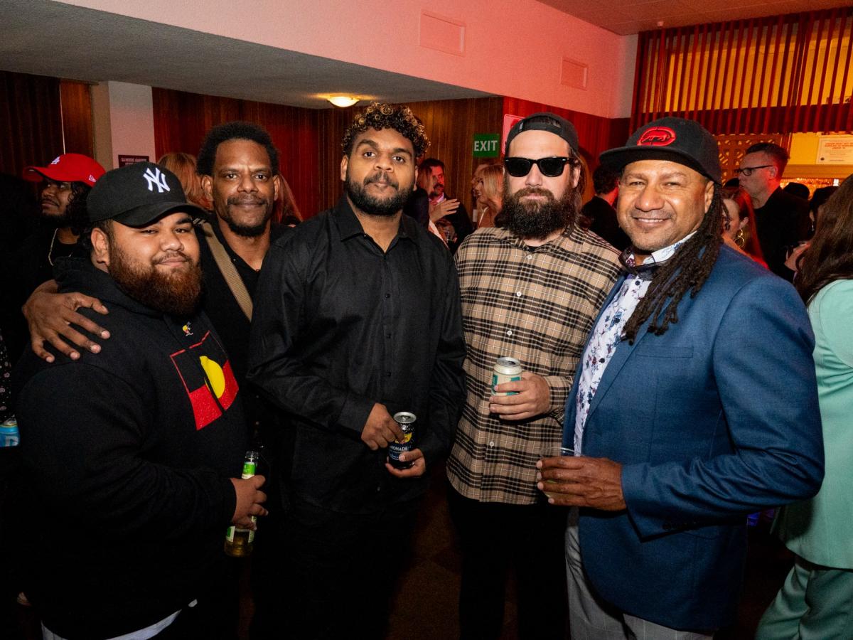 DEM MOB and Grayson Rotumah at the SA Music Awards. Photo: Morgan Sette