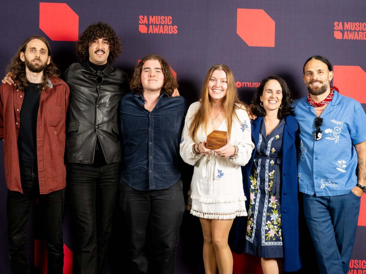 Sons of Zöku at the SA Music Awards. Photo: Morgan Sette