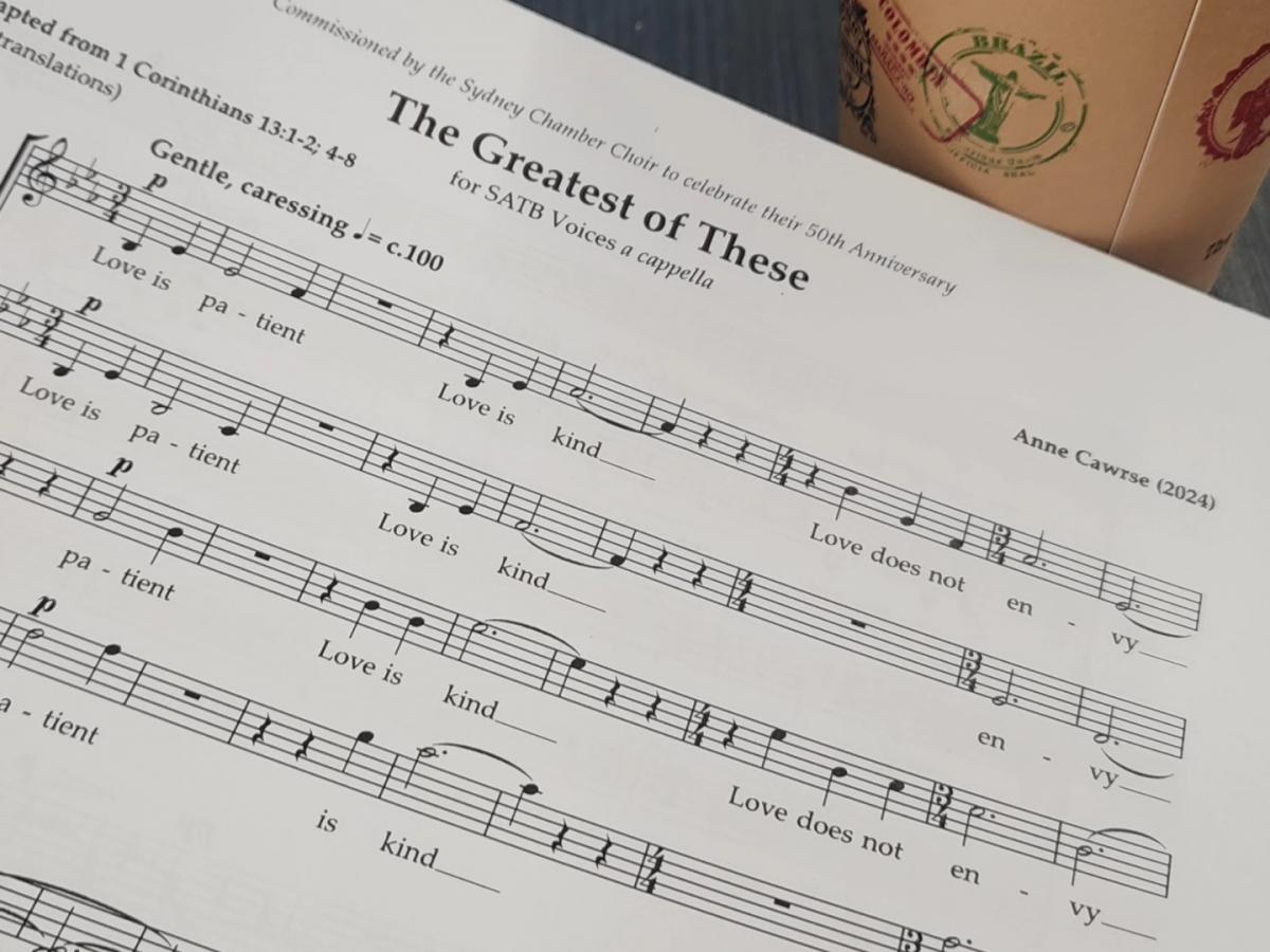 'The Greatest of These' by Dr Anne Cawrse