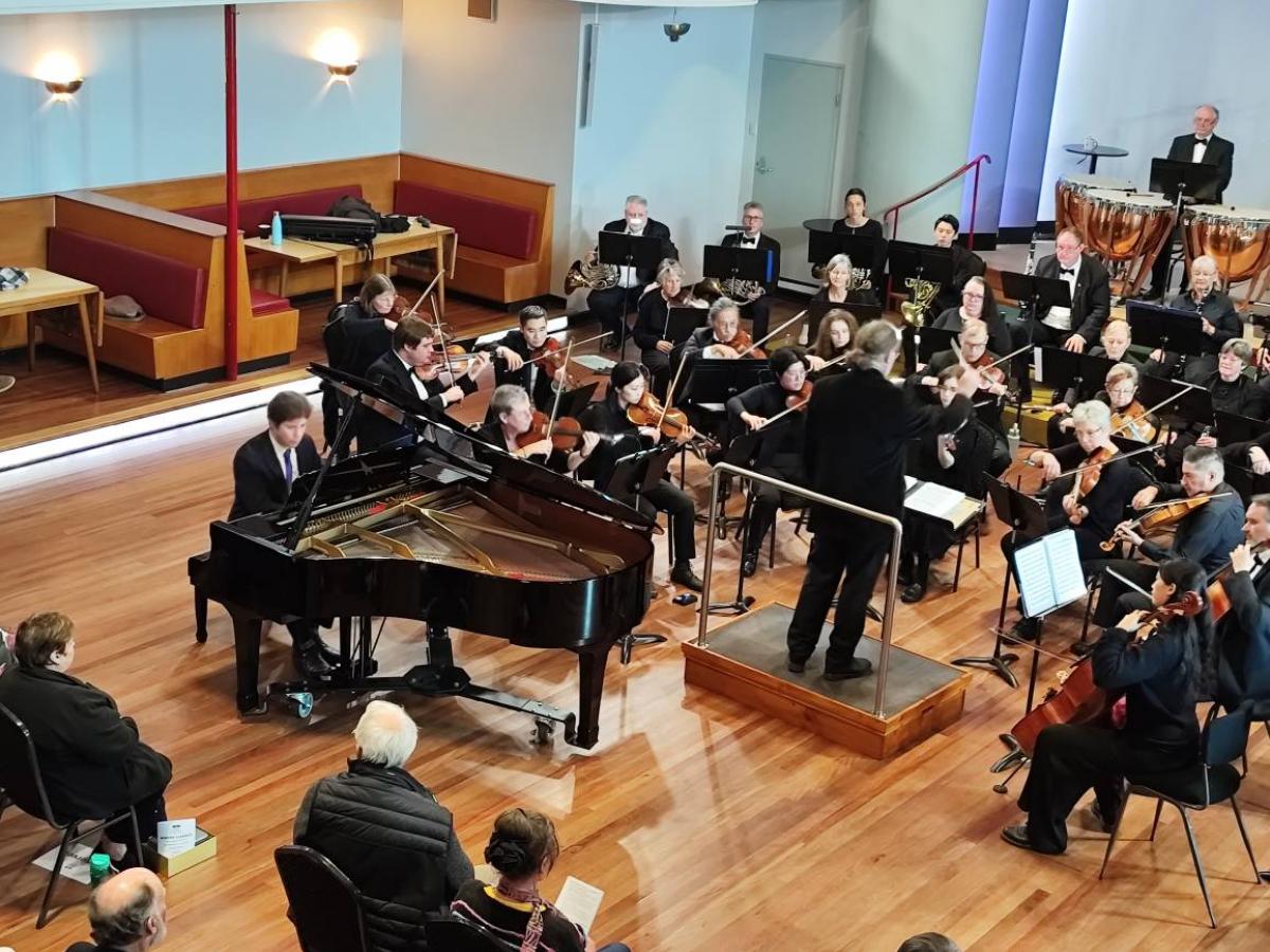 Dr Simón Pazos Quintana Performs Saint-Saëns Piano Concerto No. 5 with the Burnside Symphony Orchestra