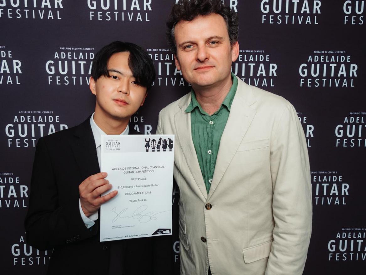 Adelaide International Classical Guitar Competition 2024. Photo: Kyahm Ross