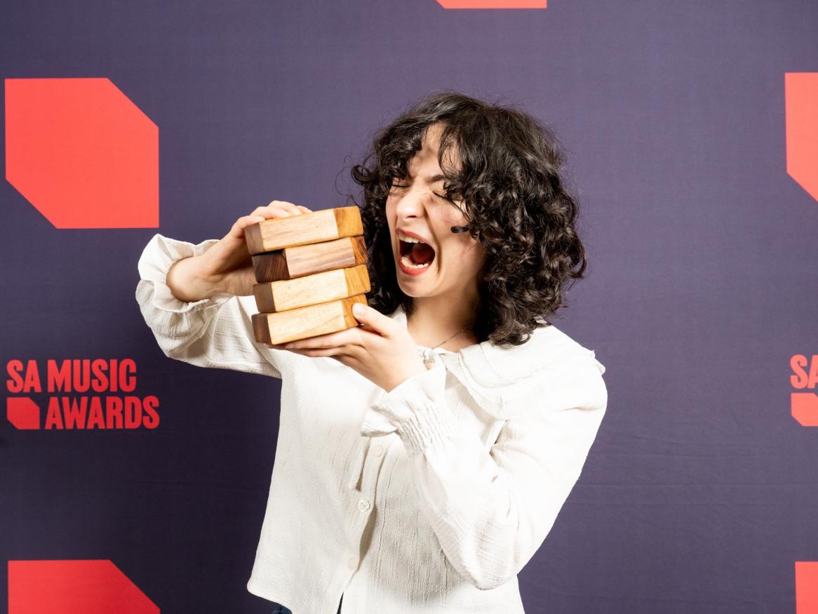 Alexia Damokas (Aleksiah) at the SA Music Awards. Photo: Morgan Sette