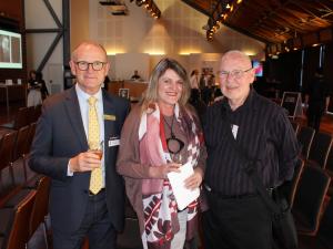 2.James Litt, Donor Mr Ron Siedel and Ann Pace.JPG 