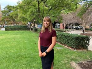 Alina Meich at the University of Adelaide