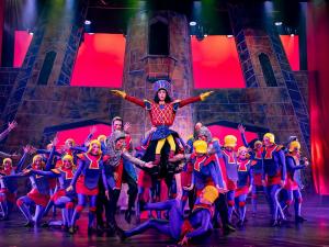 Elder Conservatorium Music Theatre students performing Shrek the Musical