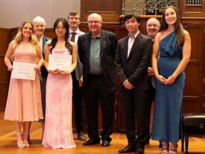 Jenny Su, Millicent Brake, Tim Tran, and Alevia Evci  perform at the 'Top Class' lunchtime concert