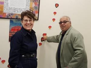 Professor Judith McNamara and Uncle Rod O'Brien