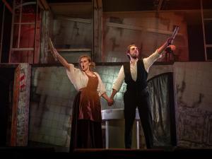 Elder Conservatorium Music Theatre students performing Sweeney Todd