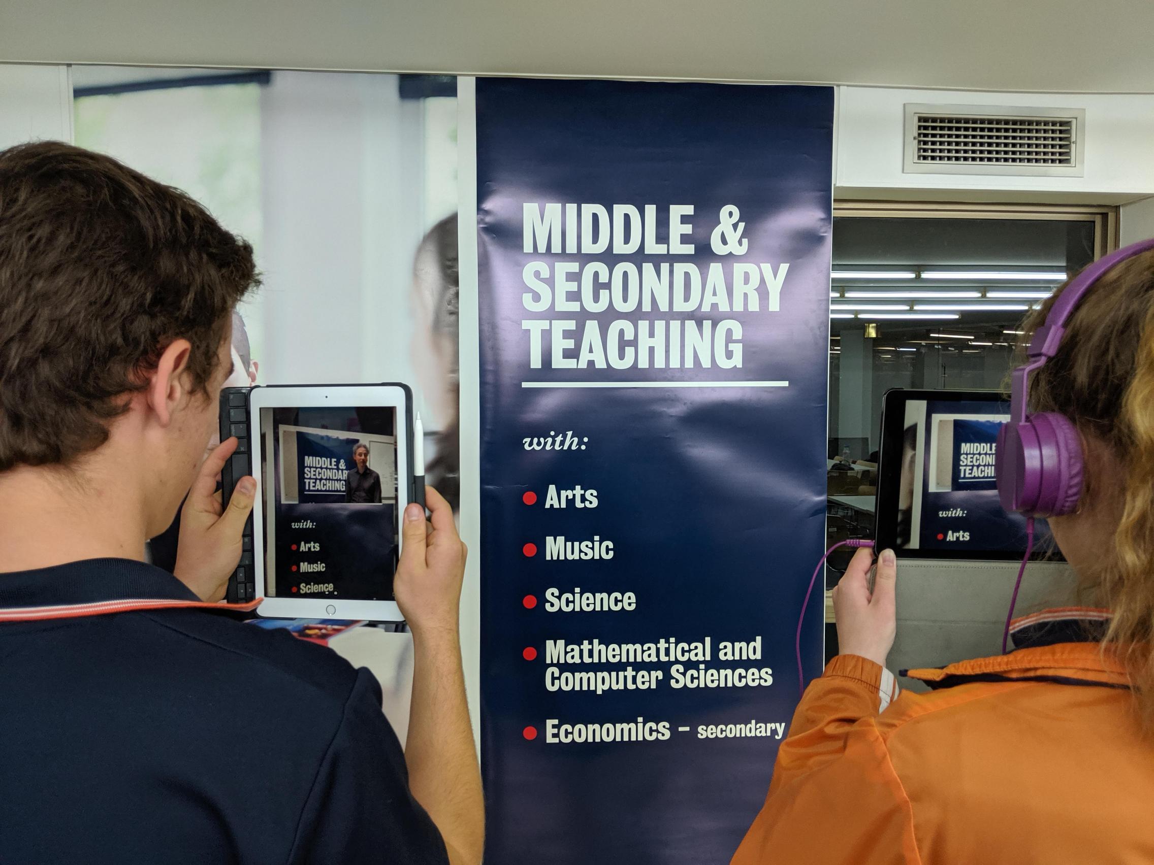 Augmented-reality-students