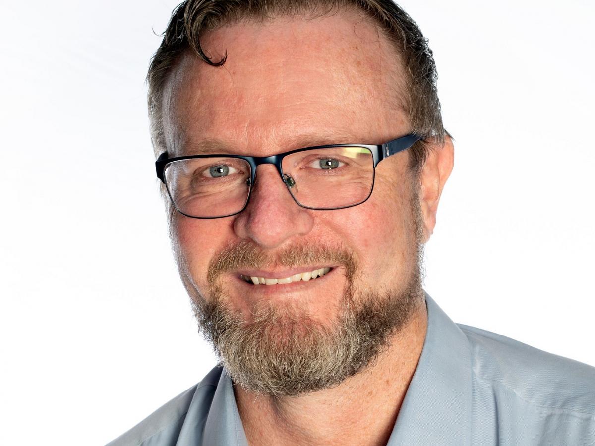 Dr Charlie Hargroves, smiling