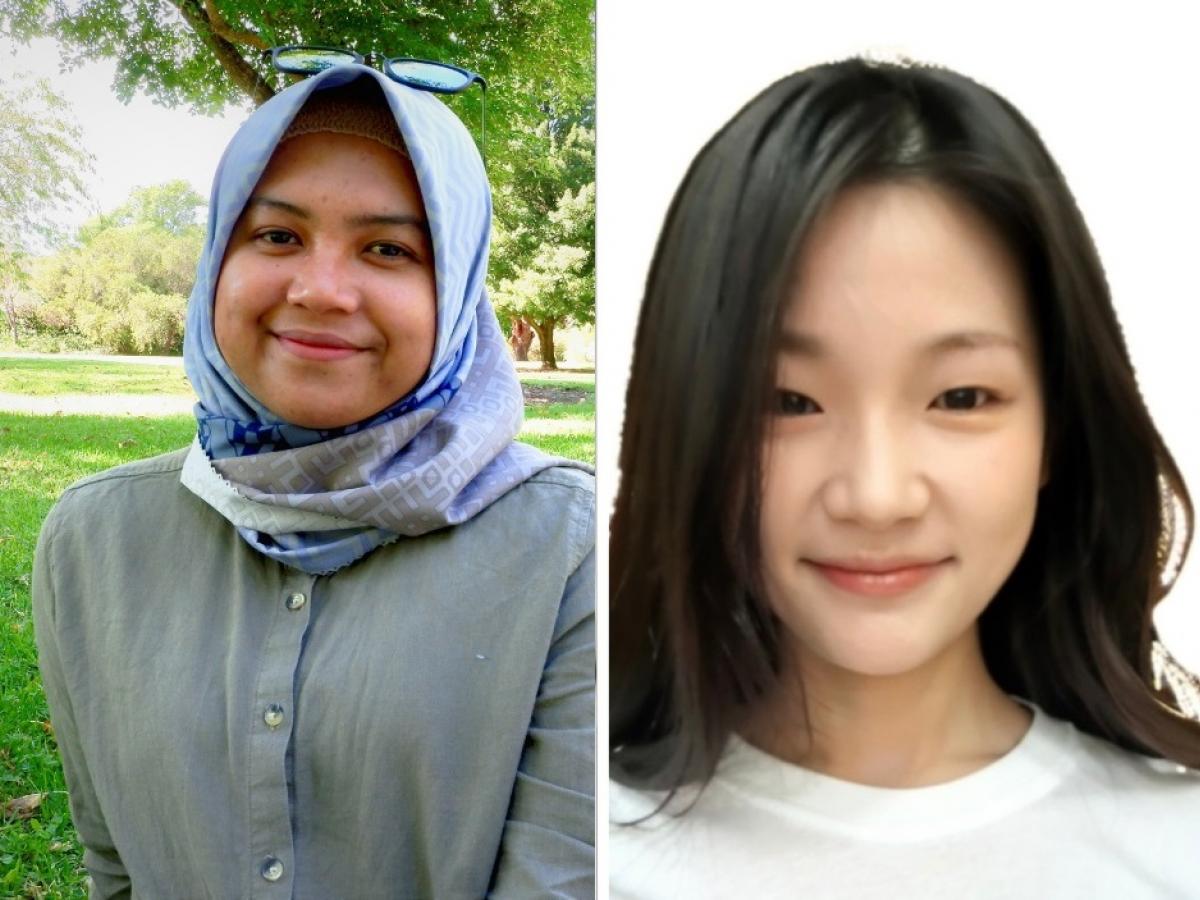A collage of Yuli and Wenfei