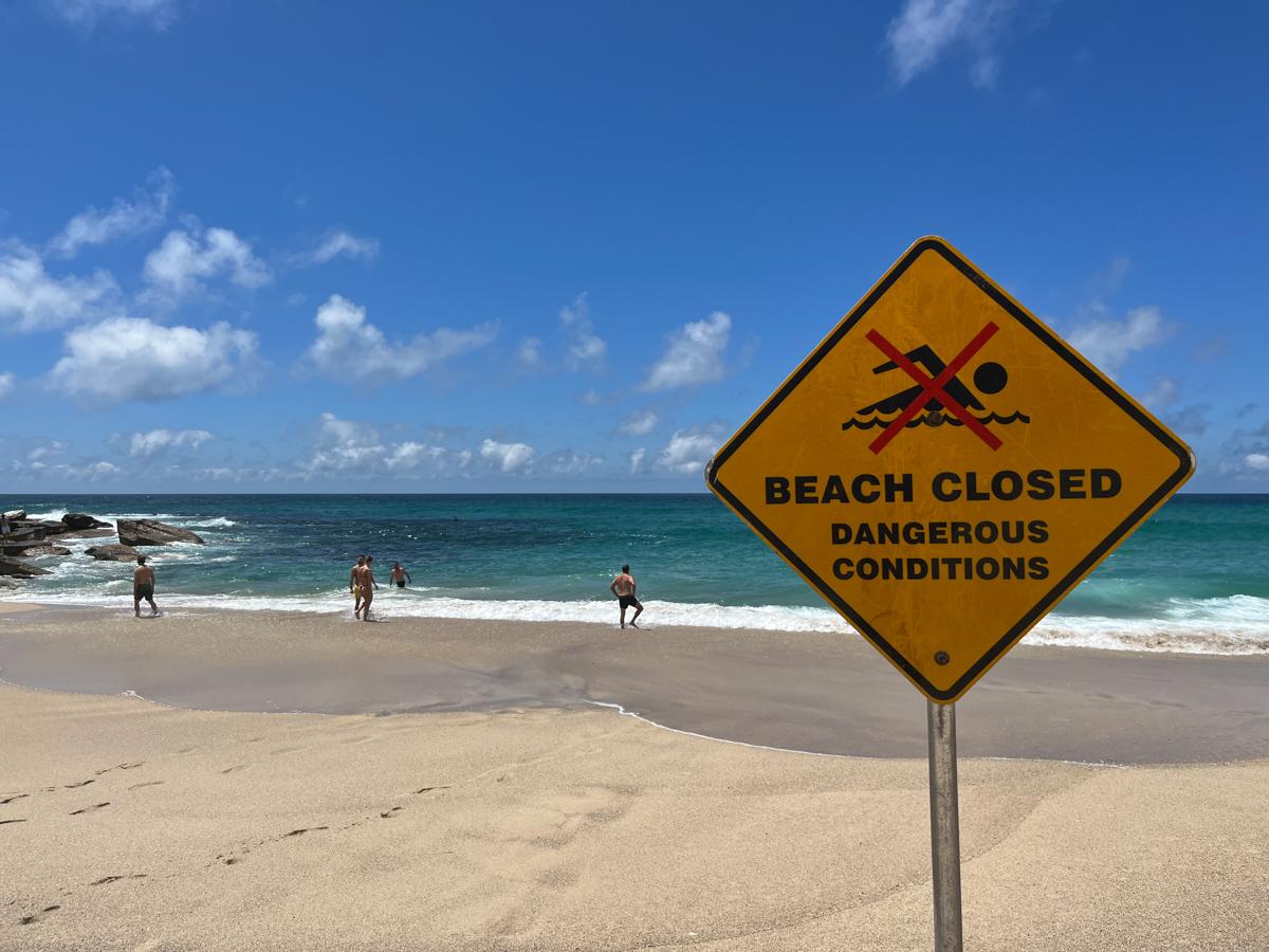 Beach Sign