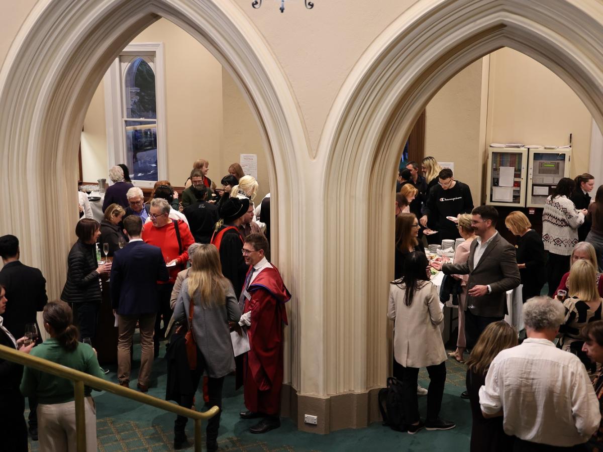 Attendants network at the School of Humanities 2024 Prize Event
