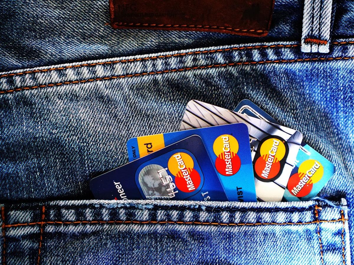 A number ofr credit cards in a pocket