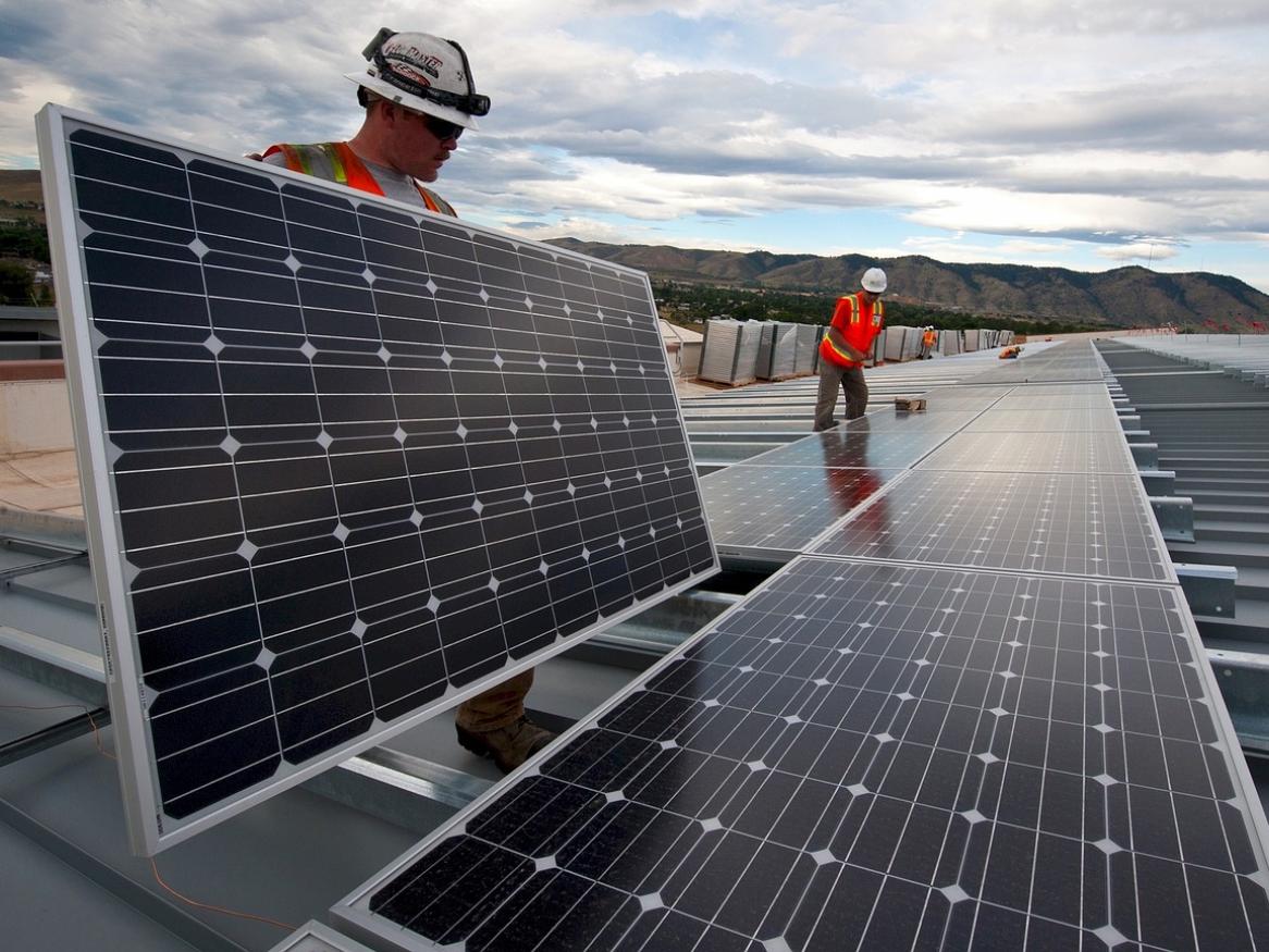 Solar panels instillation