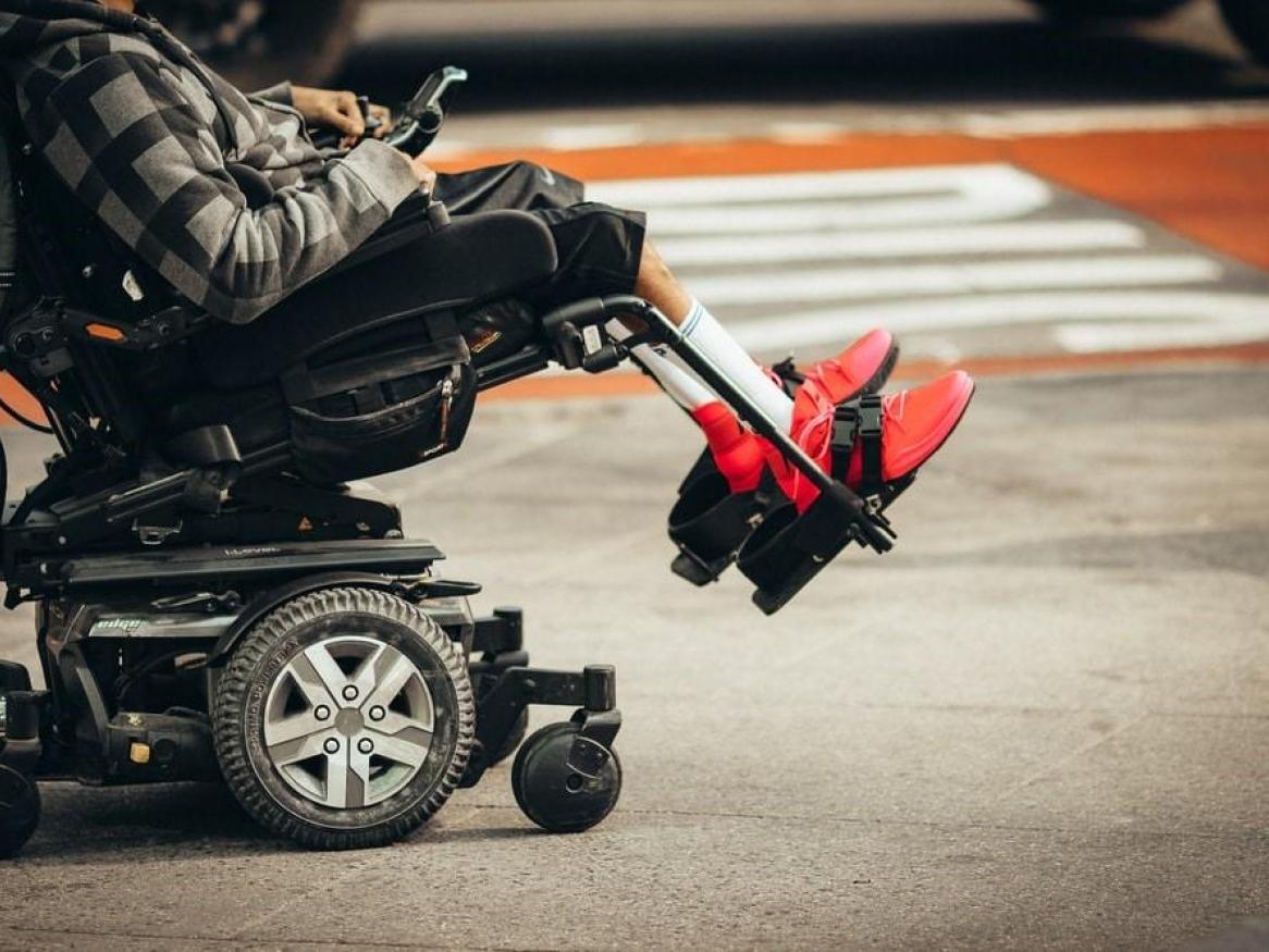 Person in wheelchair