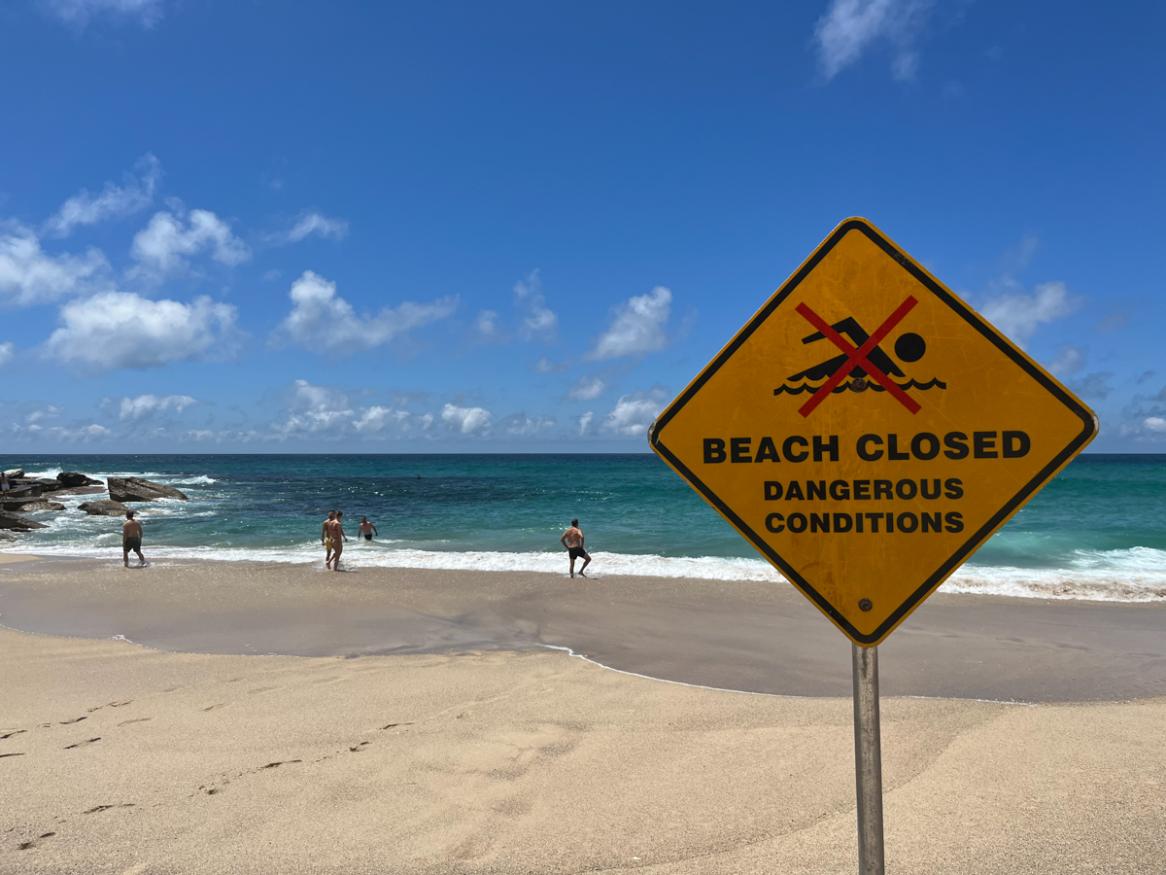 Beach Sign