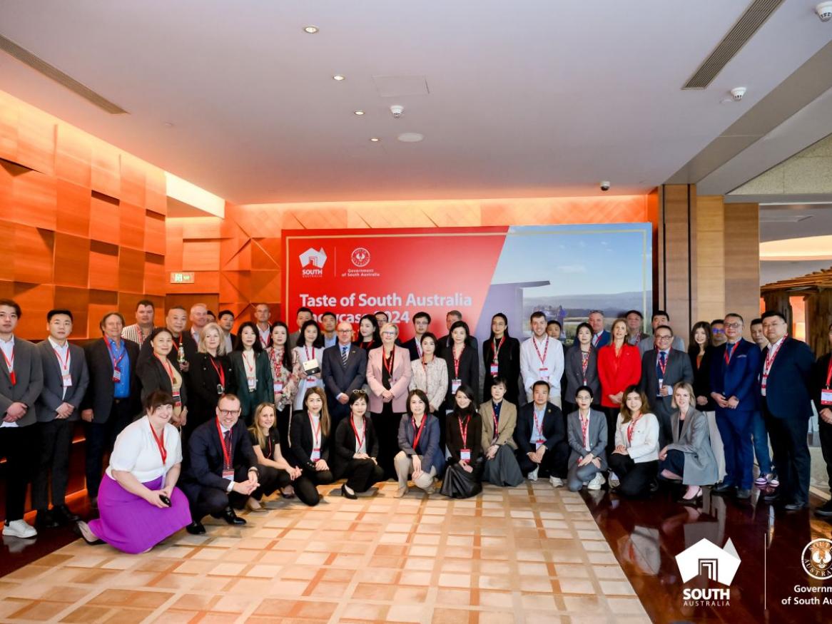 A group of people at the Taste of South Australia event