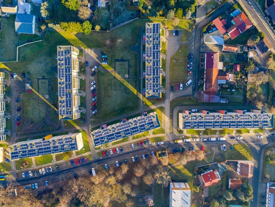 Solar power on rooftop